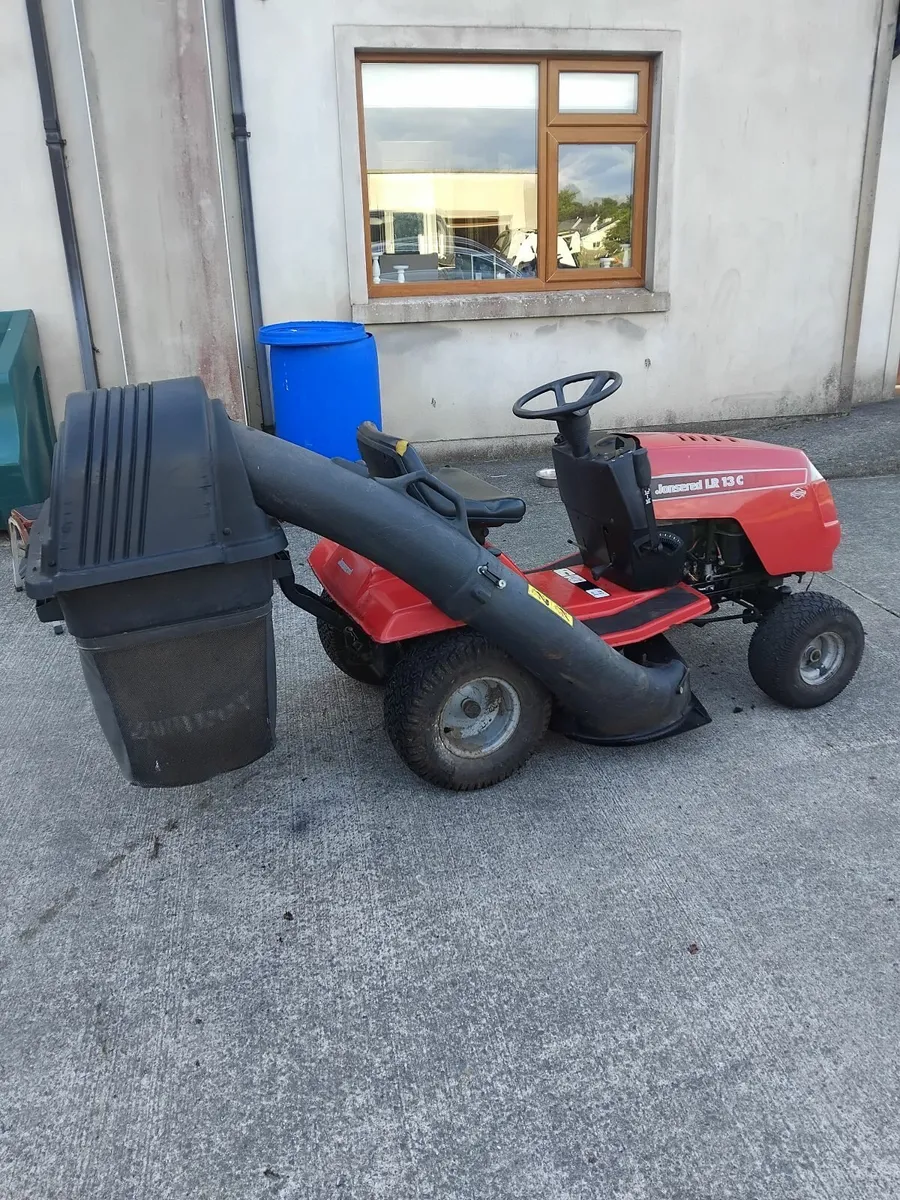 Jonsered LR 13 c  mower 12.5hp running well - Image 1