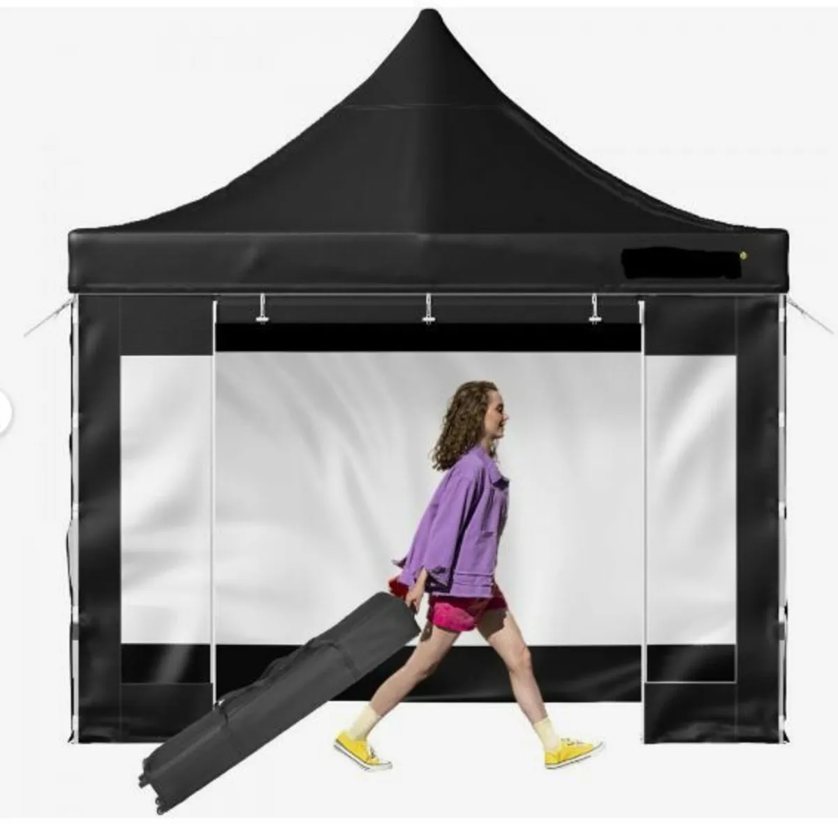 10 x 10 FT Pop Up Canopy Tent, Outdoor Patio Gaze - Image 1