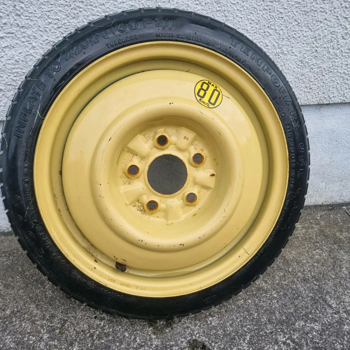 Mazda 6 space saver spare wheel. - Image 1