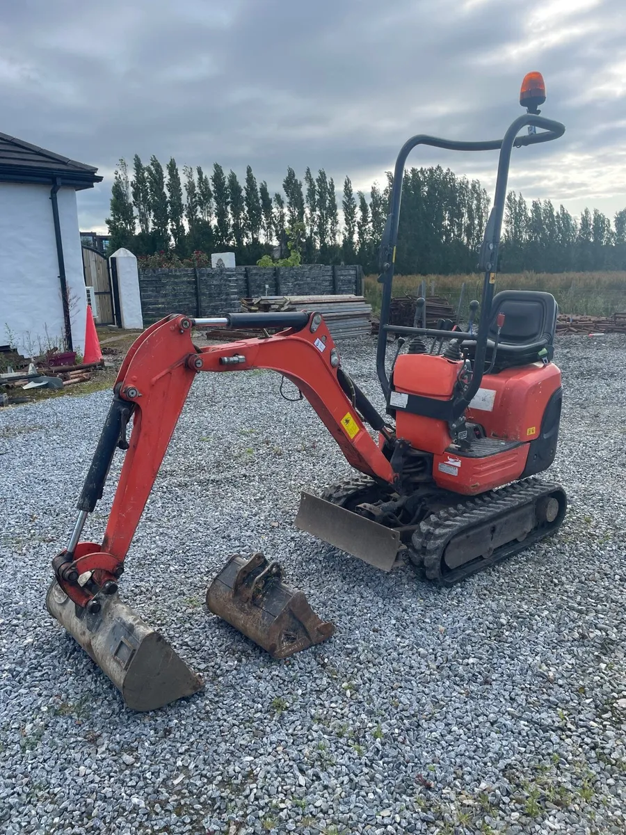 2018 k008-3 Kubota Micro, mini digger excavator - Image 2