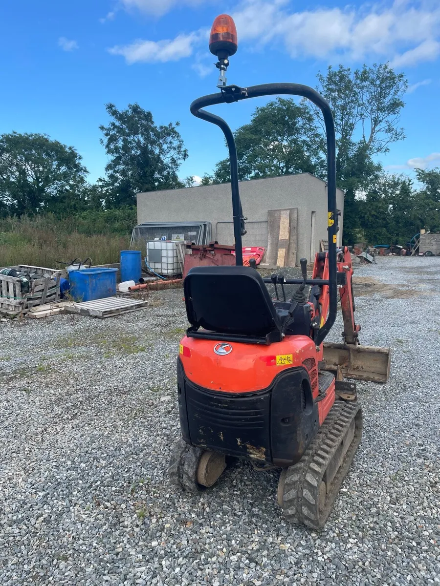 2018 k008-3 Kubota Micro, mini digger excavator - Image 3