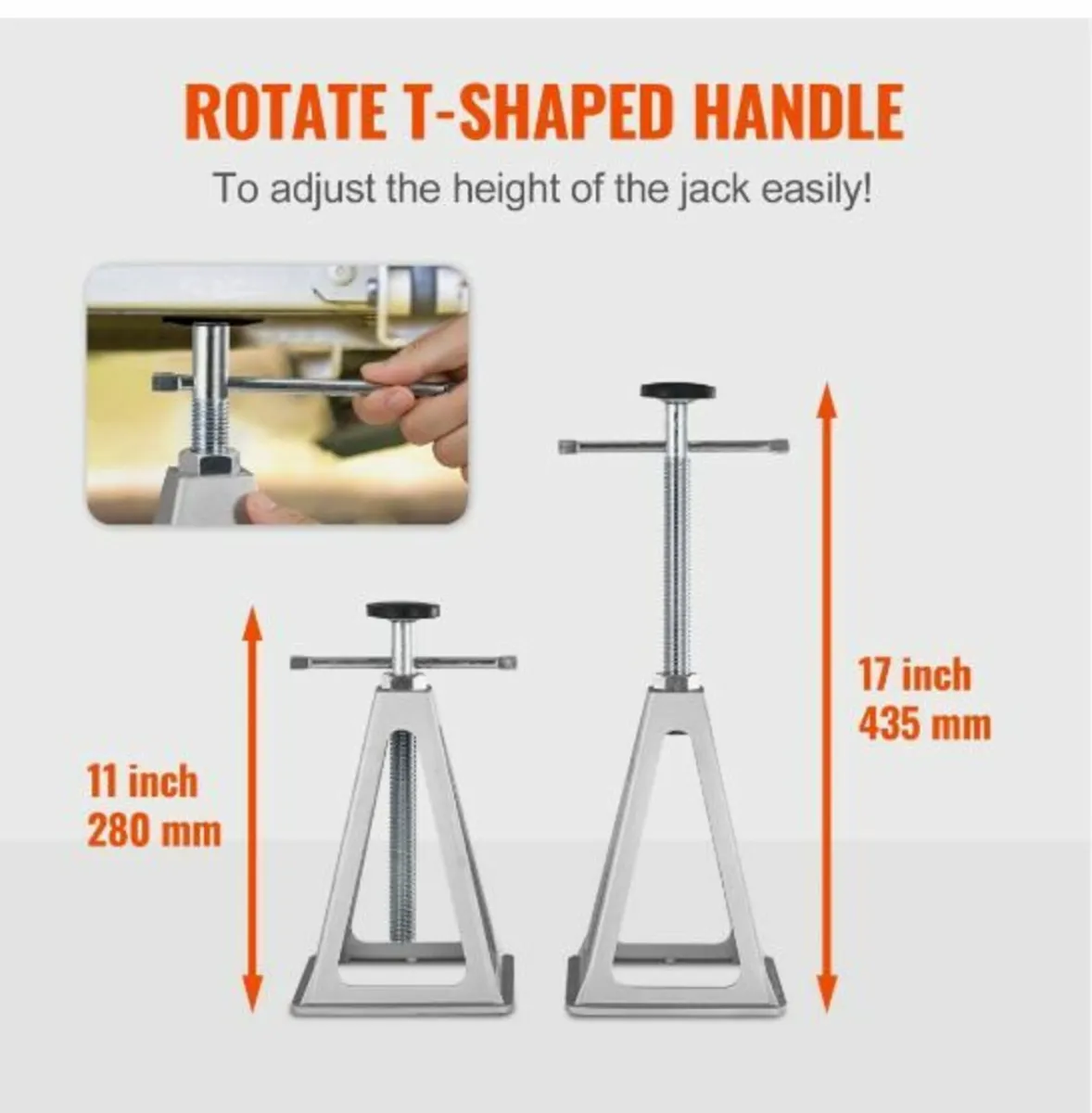 RV Stabilizer Jacks, 4 Pack Aluminum - Image 2