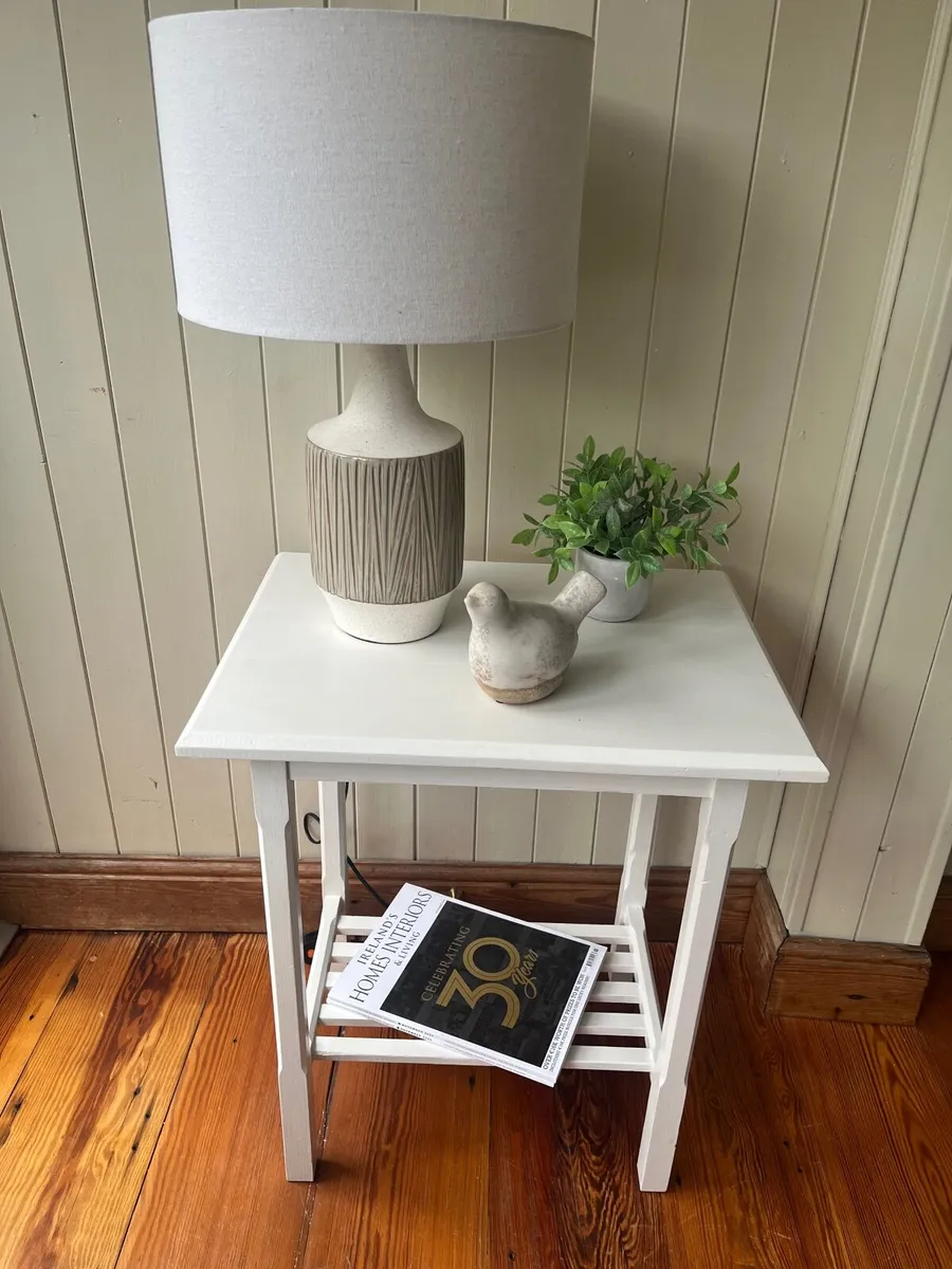 Gorgeous hand painted small table - Image 1