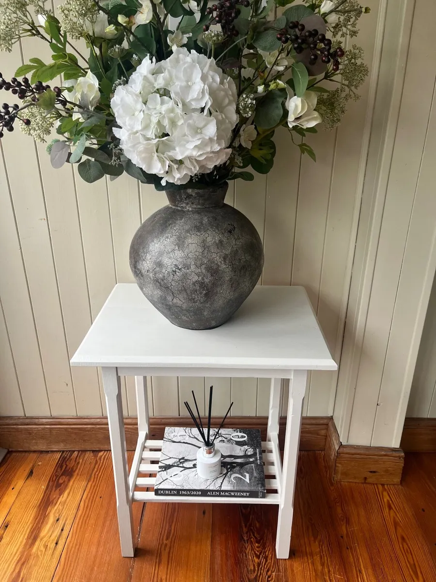 Gorgeous hand painted small table - Image 2