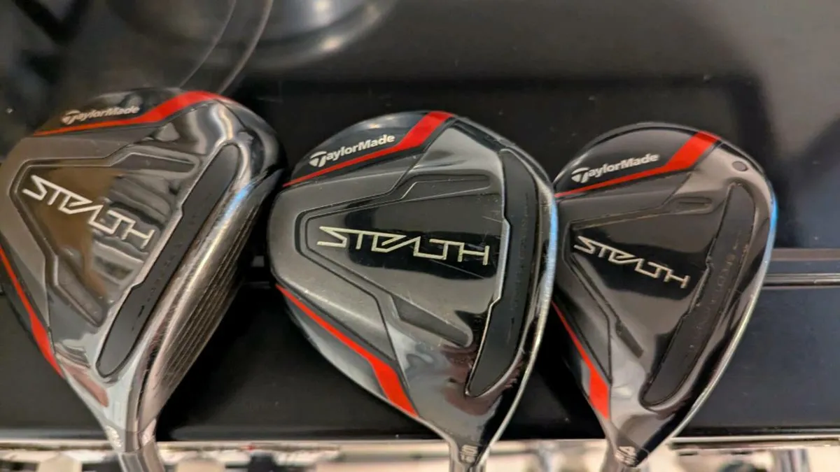 Taylormade Woods  3 & 5 + Hybrid 4 - Image 1