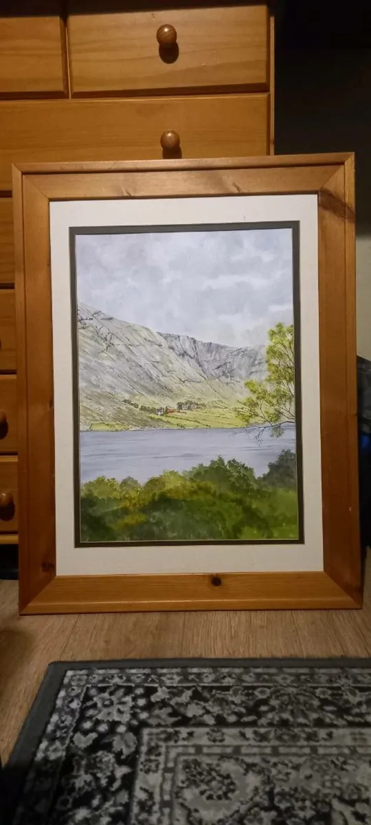 Lovely framed Watercolour Painting by Marian Lynch - Image 4