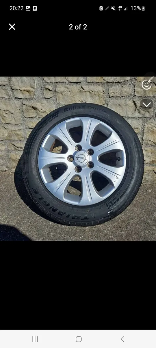 16" astra alloys..Great tyres - Image 1