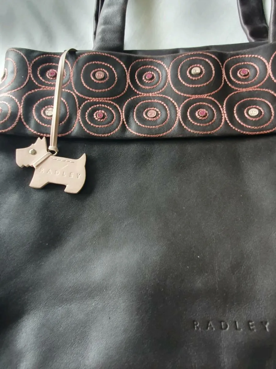 'Radley' Brown Leather Handbag - Image 1