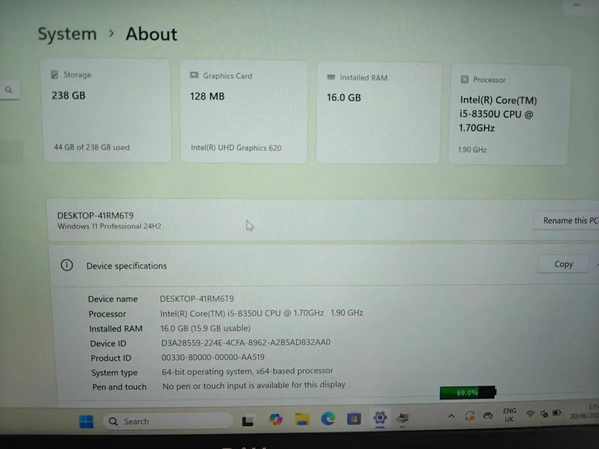 Dell Latitude 7490 | i5 | 16GB | 256GB | 14" FHD | - Image 3