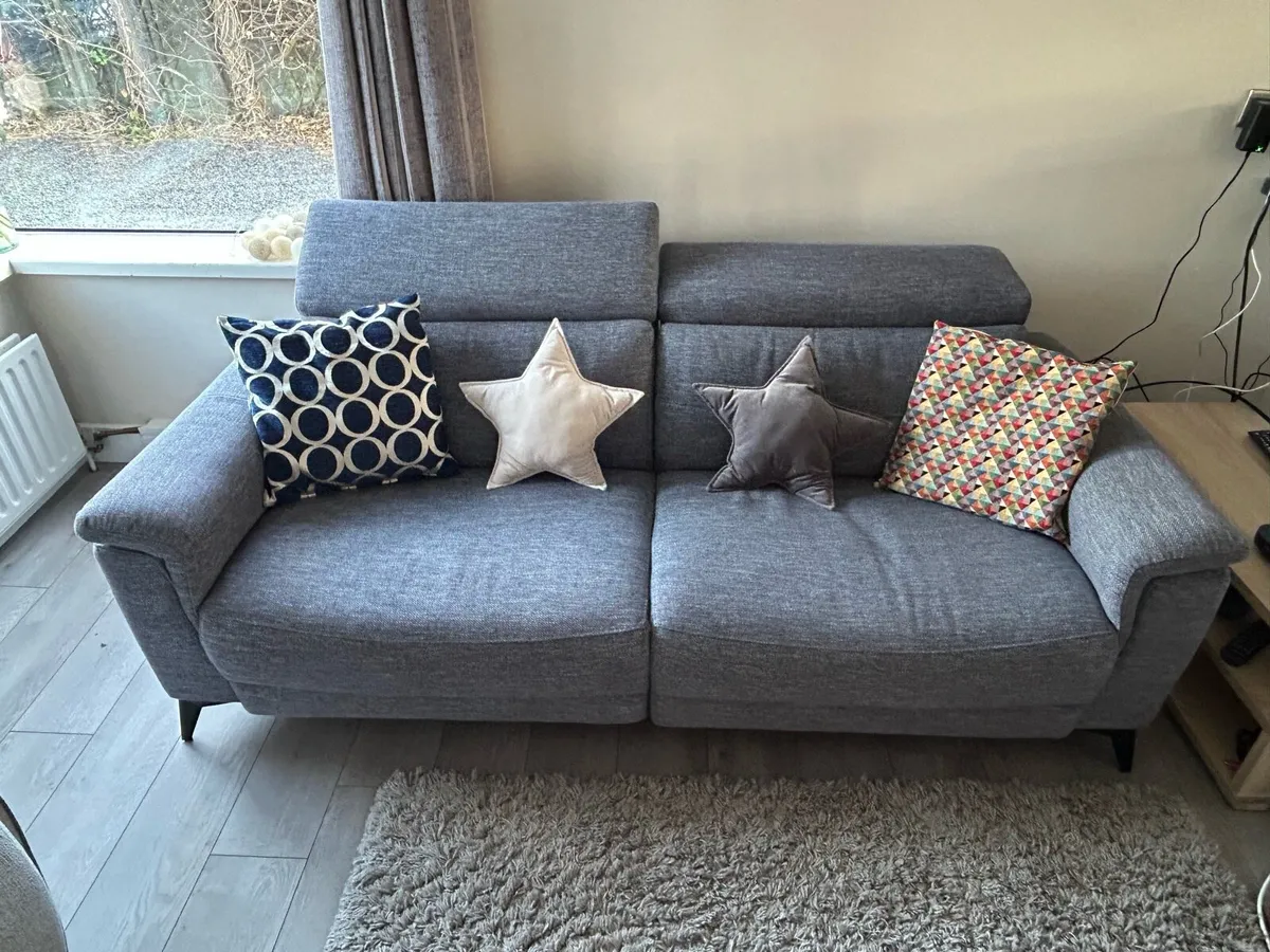Electric Reclining 3 Seater Couch - Image 1