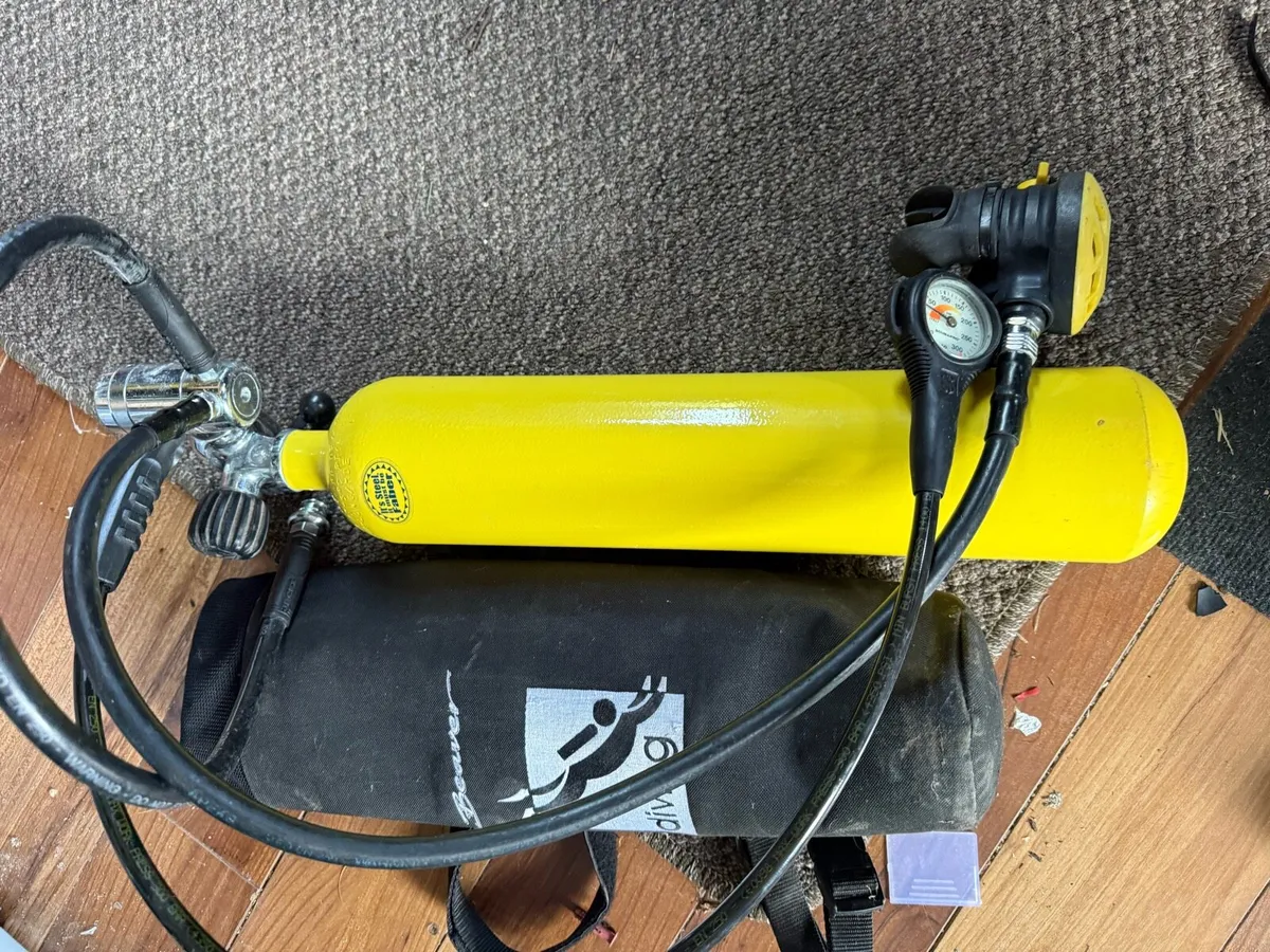 Scuba diving pony bottle and reg - Image 3
