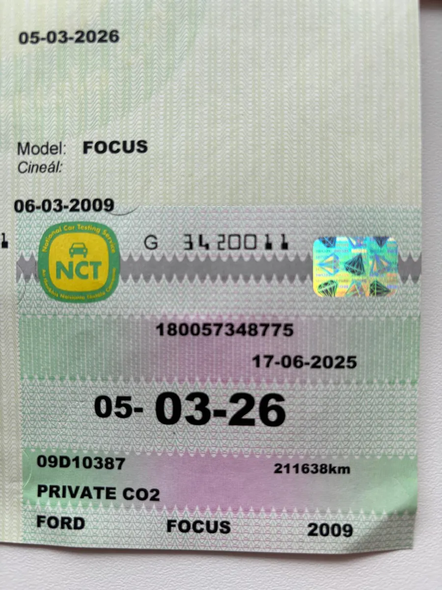 Ford Focus 2009 Ghia 1.8TDCi  Diesel NCT MAR 2026 - Image 3