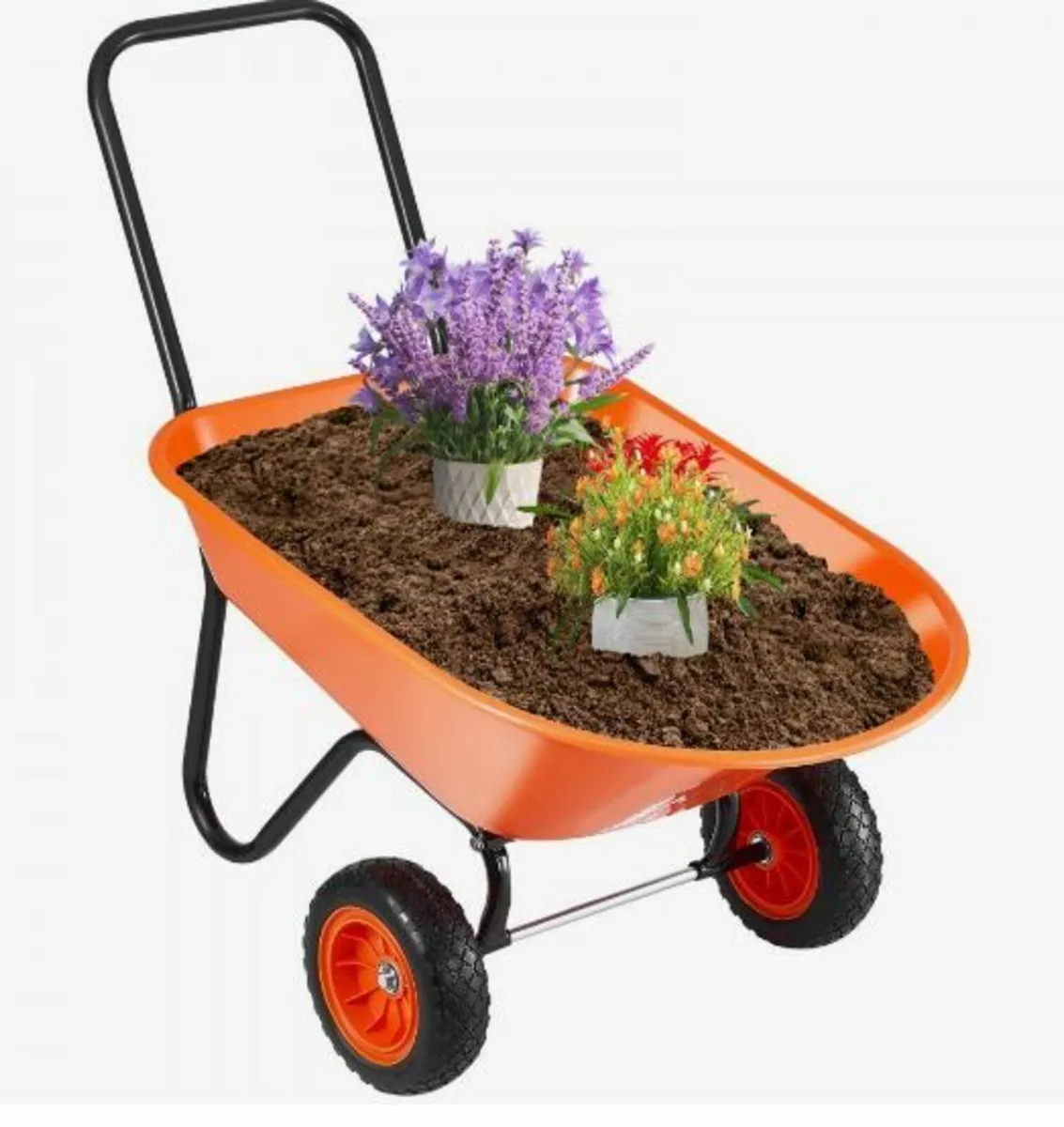 Wheelbarrow Cart 2 Wheels Garden - Image 1
