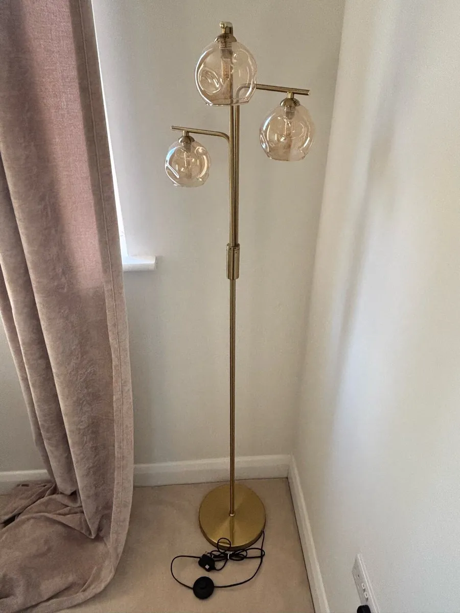 Brass Floor Lamp - Image 3