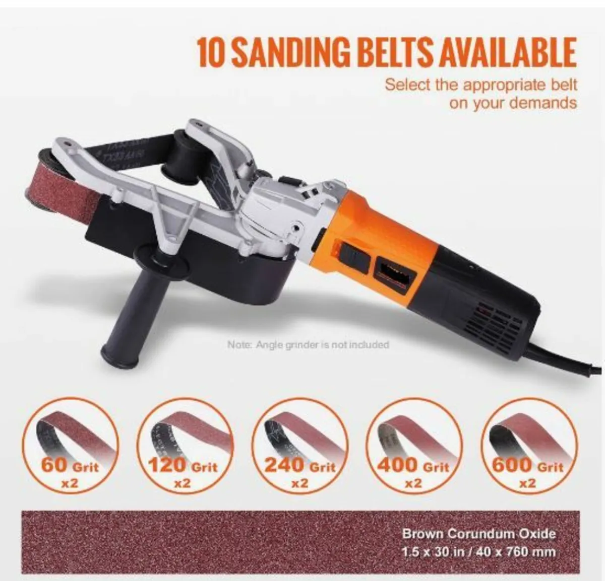 Belt Sander Adapter for Angle Grinder - Image 4