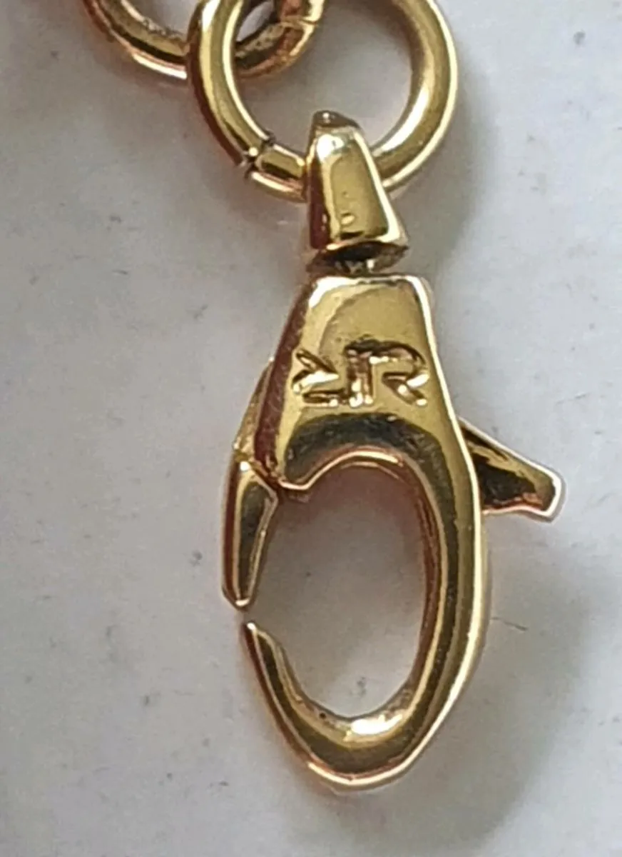 'Rebecca' Italy Gold Tone Bracelet - Image 3