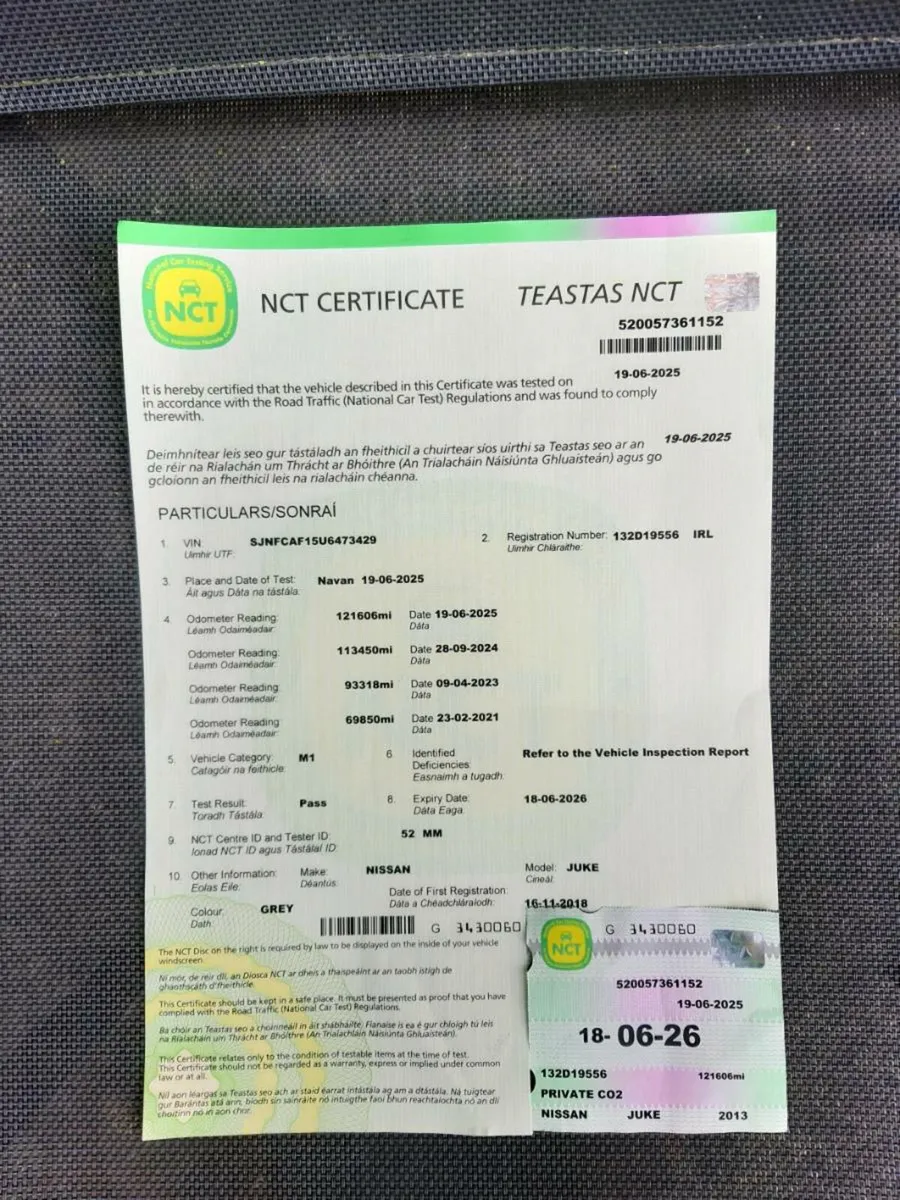 New Nct 06/26 low mileage full leather - Image 3