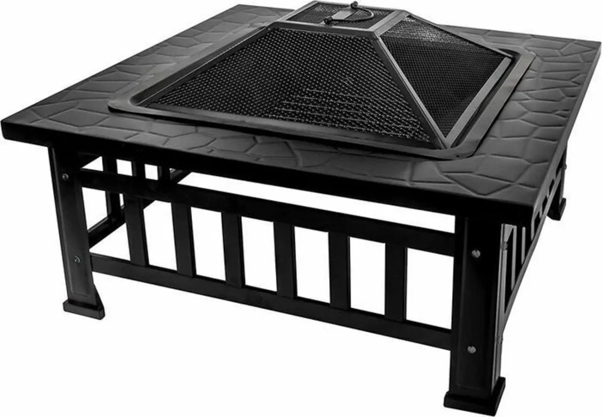 Patio Fire Pot Steel Fireplace for Garden Use - Image 1