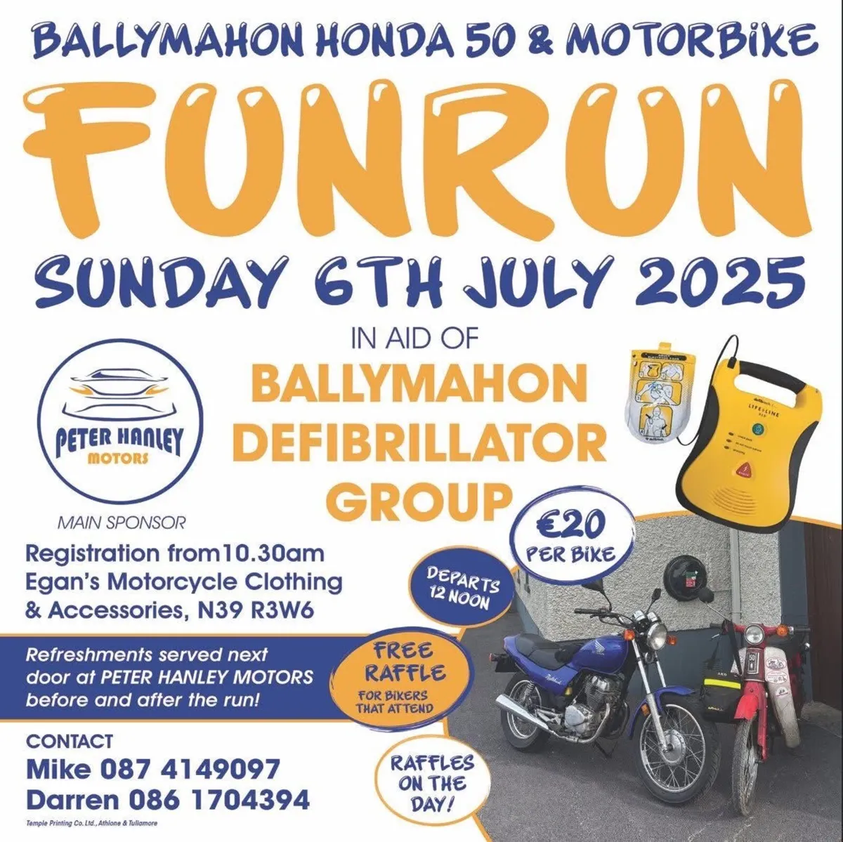 Ballymahon Honda 50 & Motorbike Fun Run - Image 1