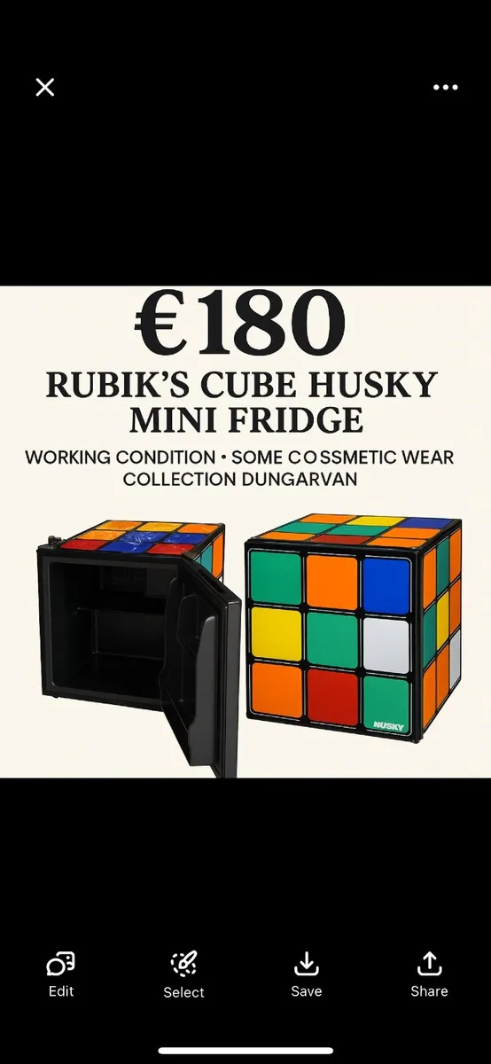 Rubix Cube Mini Husky Fridge