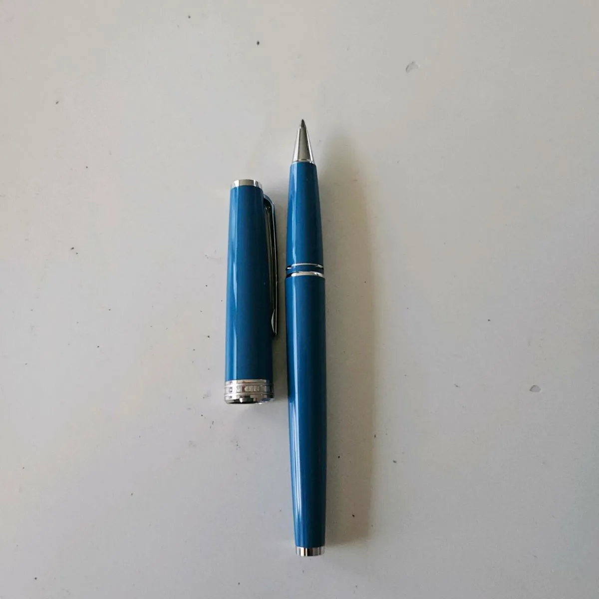 Mont blanc petrol blue ballpoint pen - Image 2
