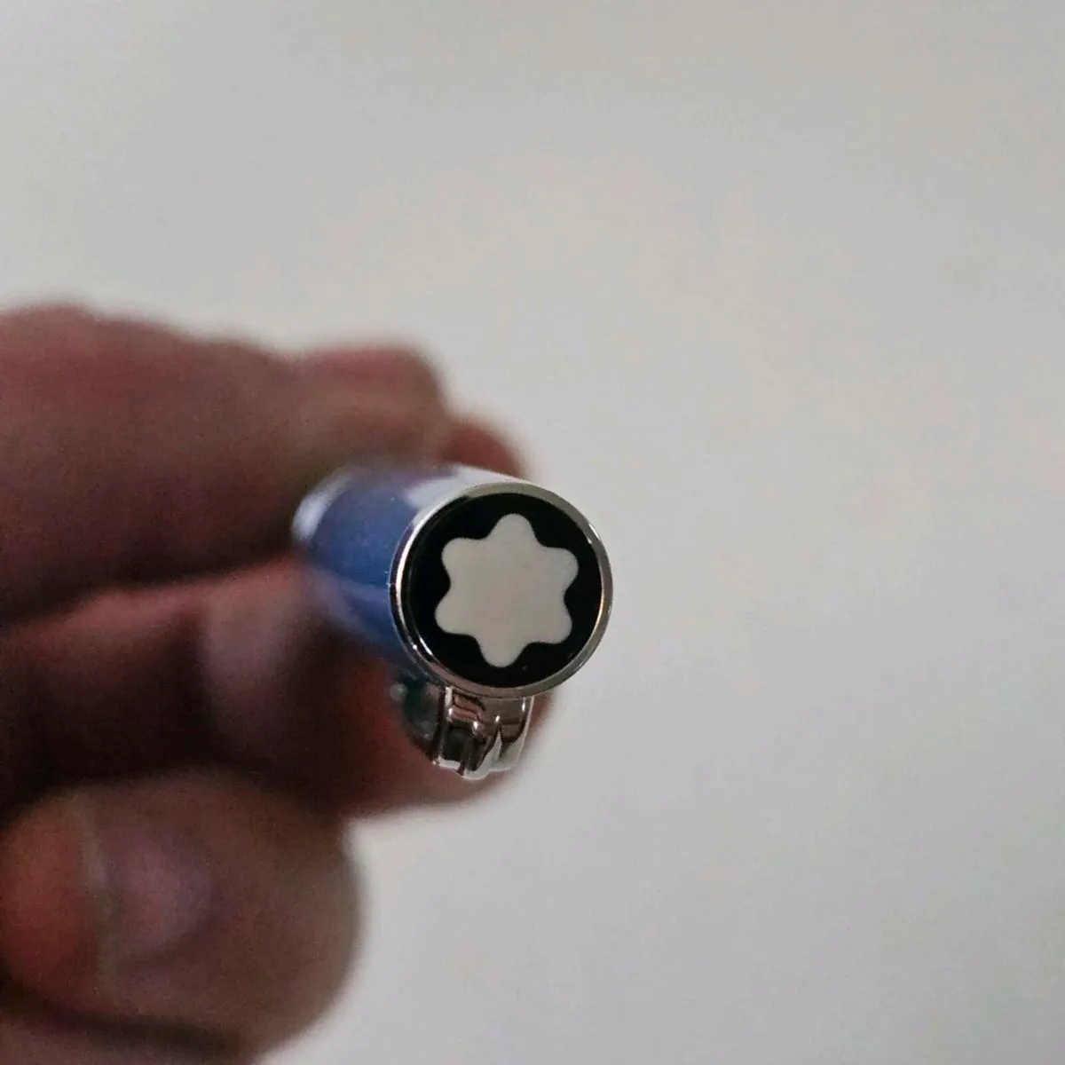 Mont blanc petrol blue ballpoint pen - Image 4