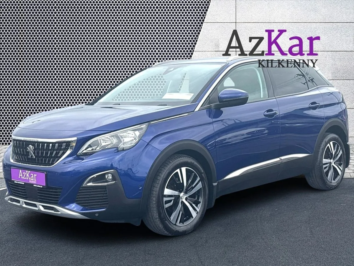 Peugeot 3008 2019 Allure Blue 1.5 HDI  99 P/W Wit - Image 3