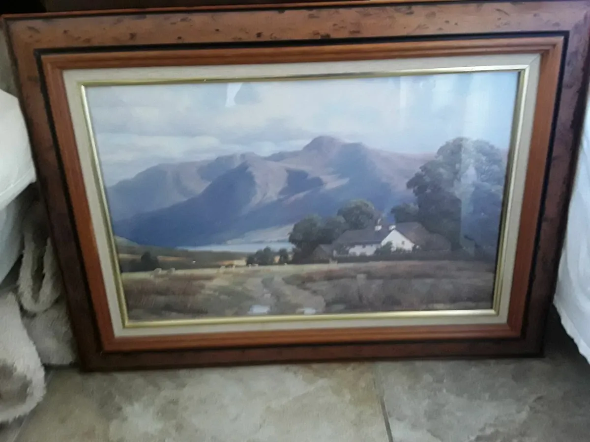 Lovely large picture country scene - Image 2