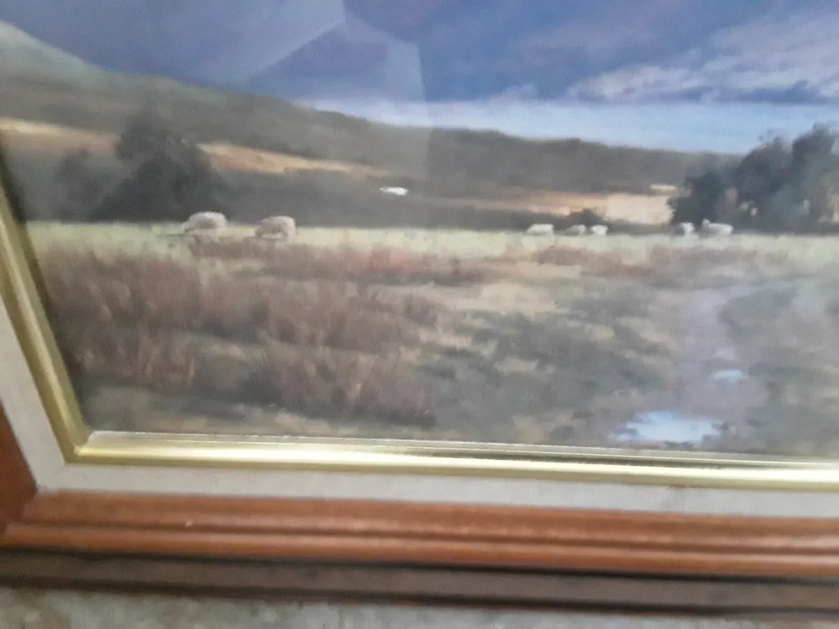 Lovely large picture country scene - Image 3