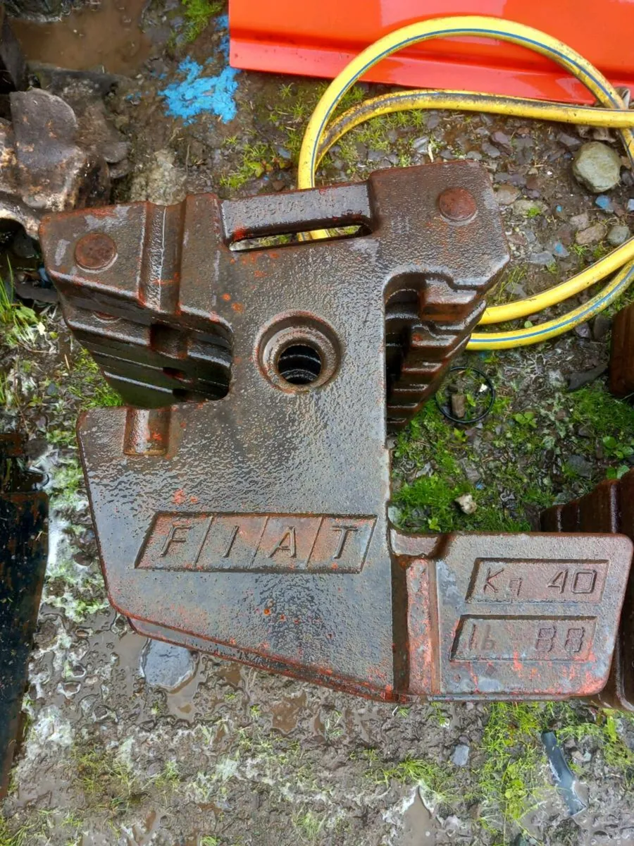 Massey Ferguson,Fiat and New Holland Weights. - Image 1