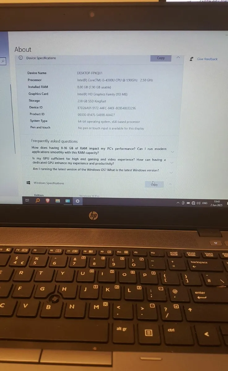 HP Elitebook 840 with Office 21 - Image 3