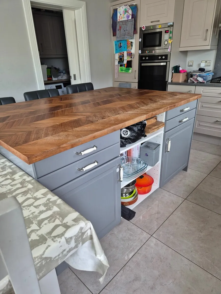 Kitchen cabinets, quartz counter top and island - Image 3