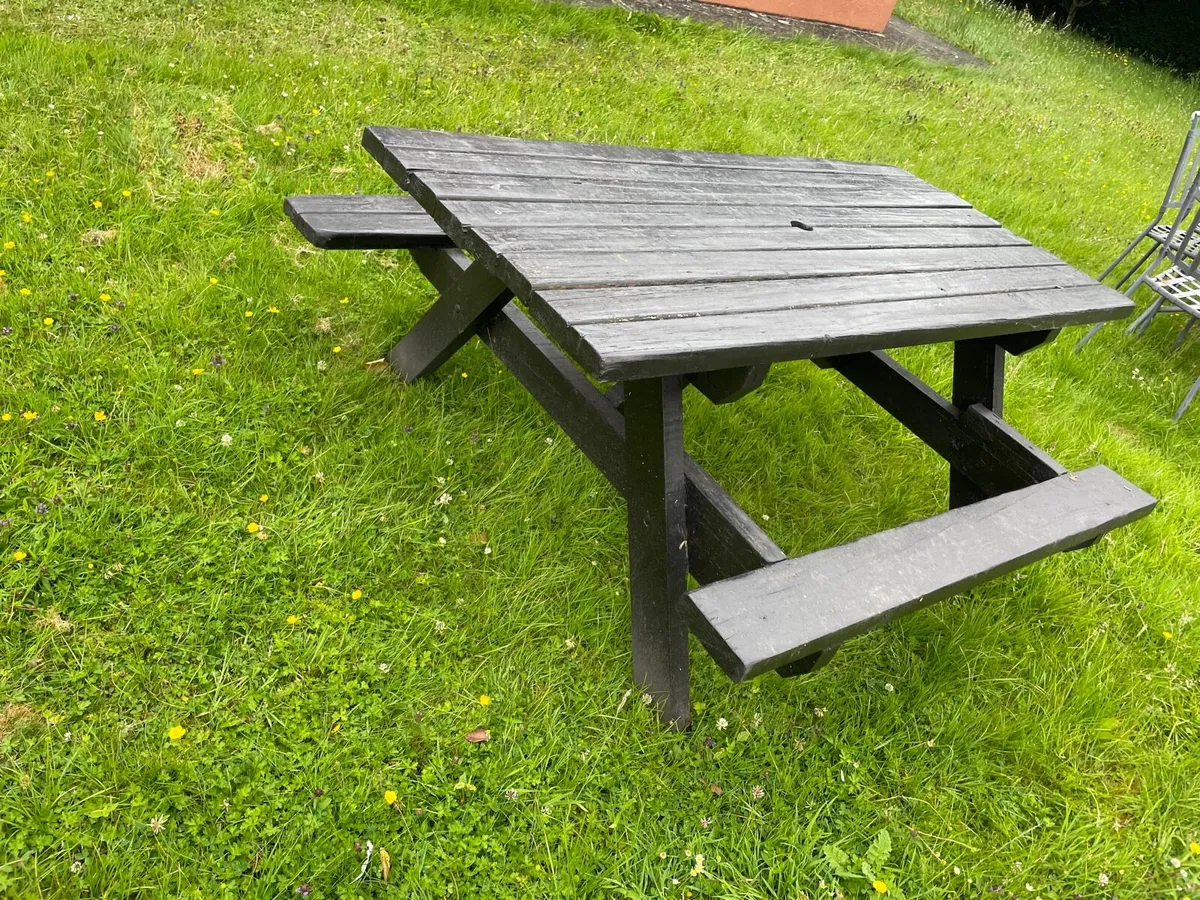 Picnic garden table - Image 4