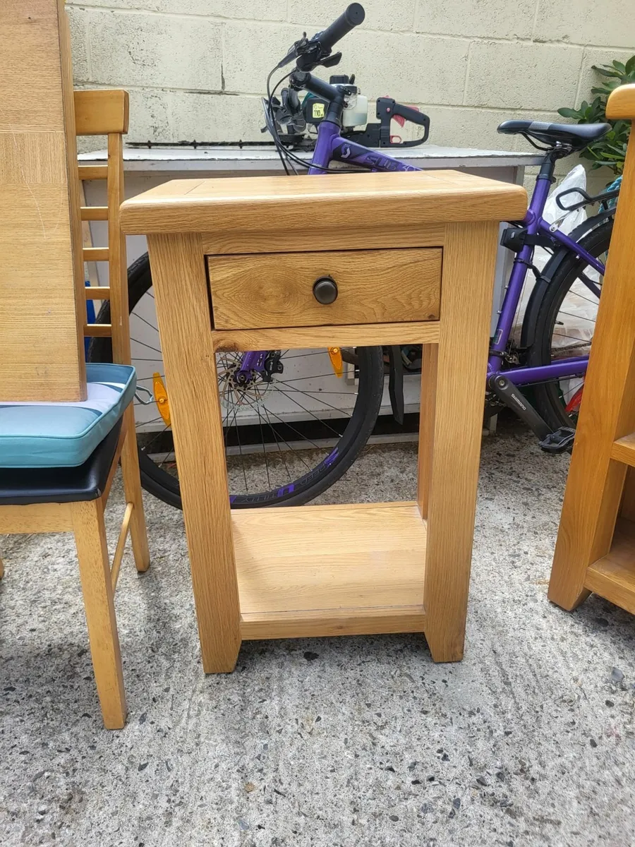 Oak Bedside Table