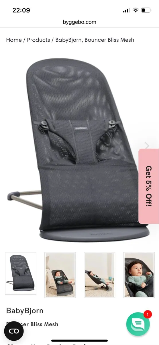 Mesh babybjorn bouncer