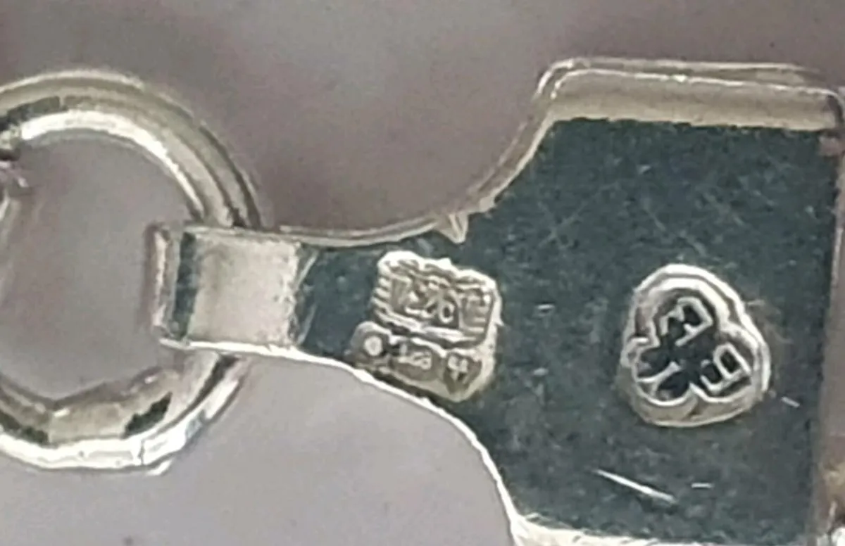 925 Silver Chunky Figaro Chain - man's - Image 4
