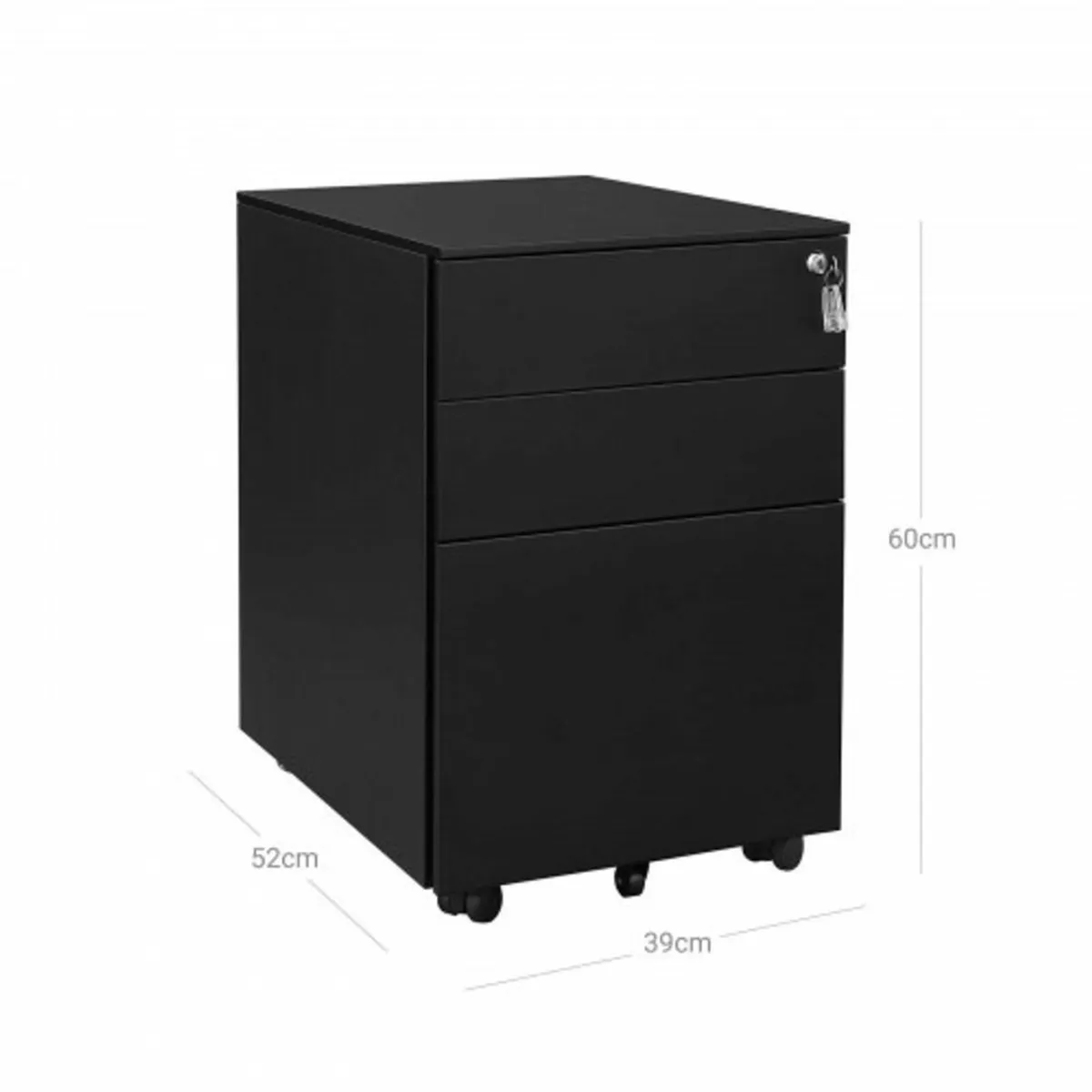 New 3 Drawer Office Cabinet - FREE P&P - Image 2