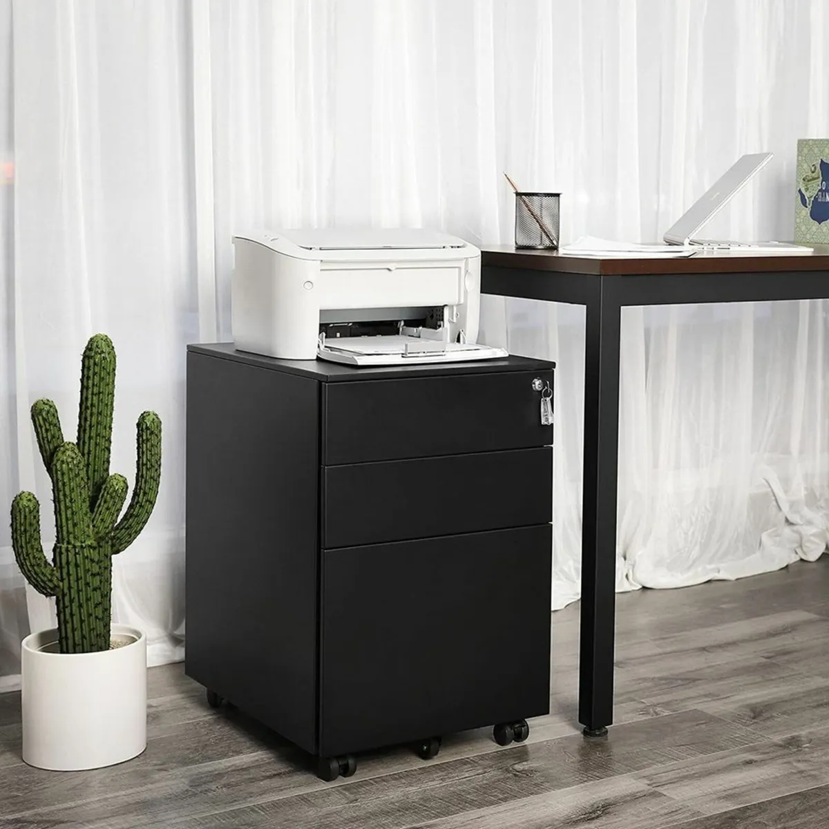 New 3 Drawer Office Cabinet - FREE P&P - Image 1