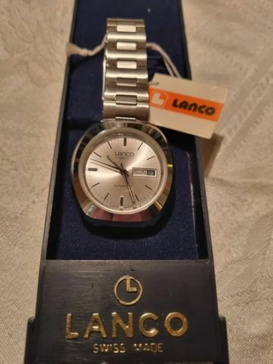 Vintage Lanco Automatic Swiss Watch - Image 3