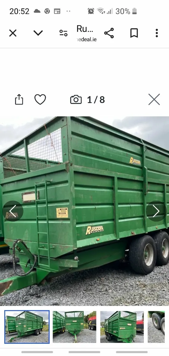 Ruscon Silage/grain Trailer