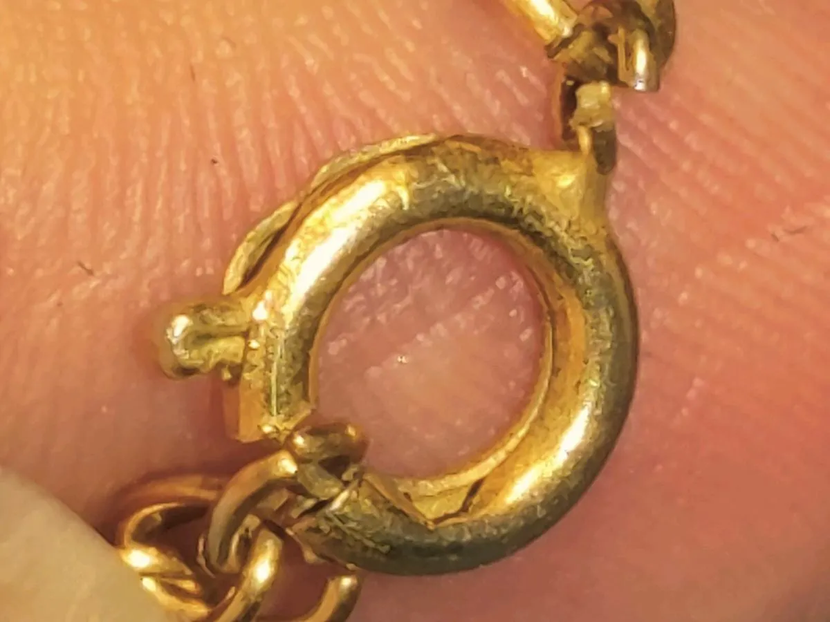 CUBAN TWIRLY, 9CT Gold 8.72 Gram Bulky 20"Chain ! - Image 3