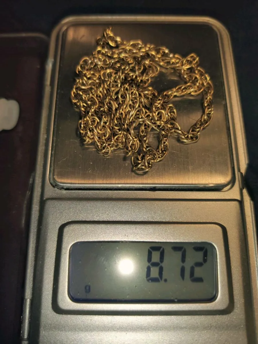 CUBAN TWIRLY, 9CT Gold 8.72 Gram Bulky 20"Chain ! - Image 4