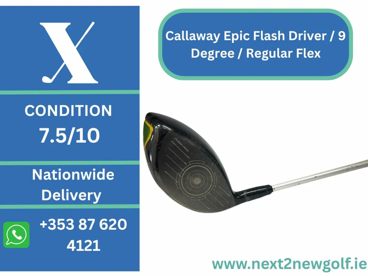 Callaway Epic Flash Driver / 9 Degree / Regular - Image 1