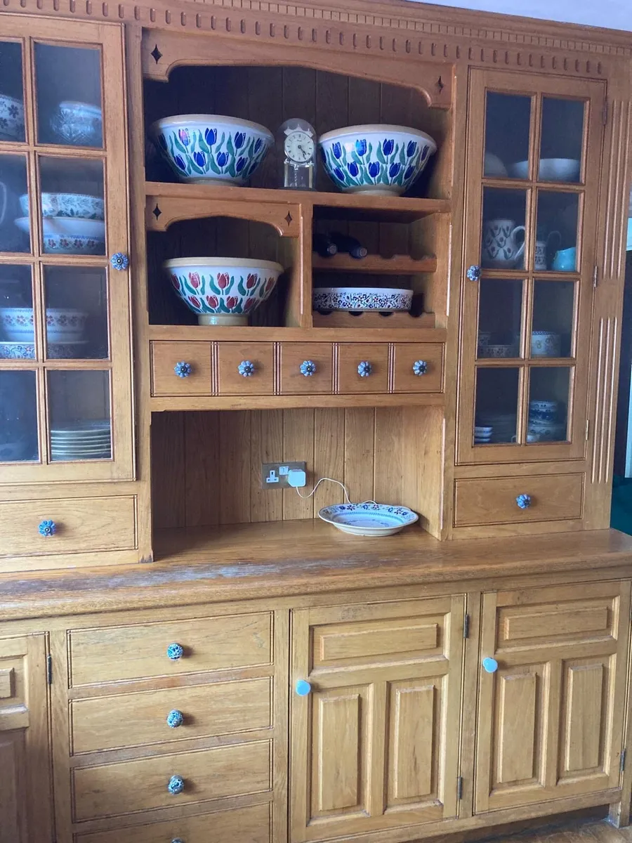 Full bespoke handmade oak kitchen - Image 1