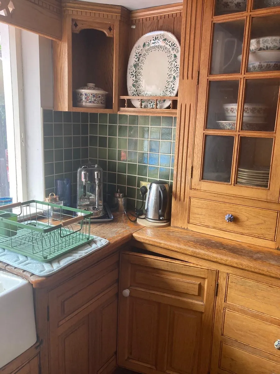 Full bespoke handmade oak kitchen - Image 3