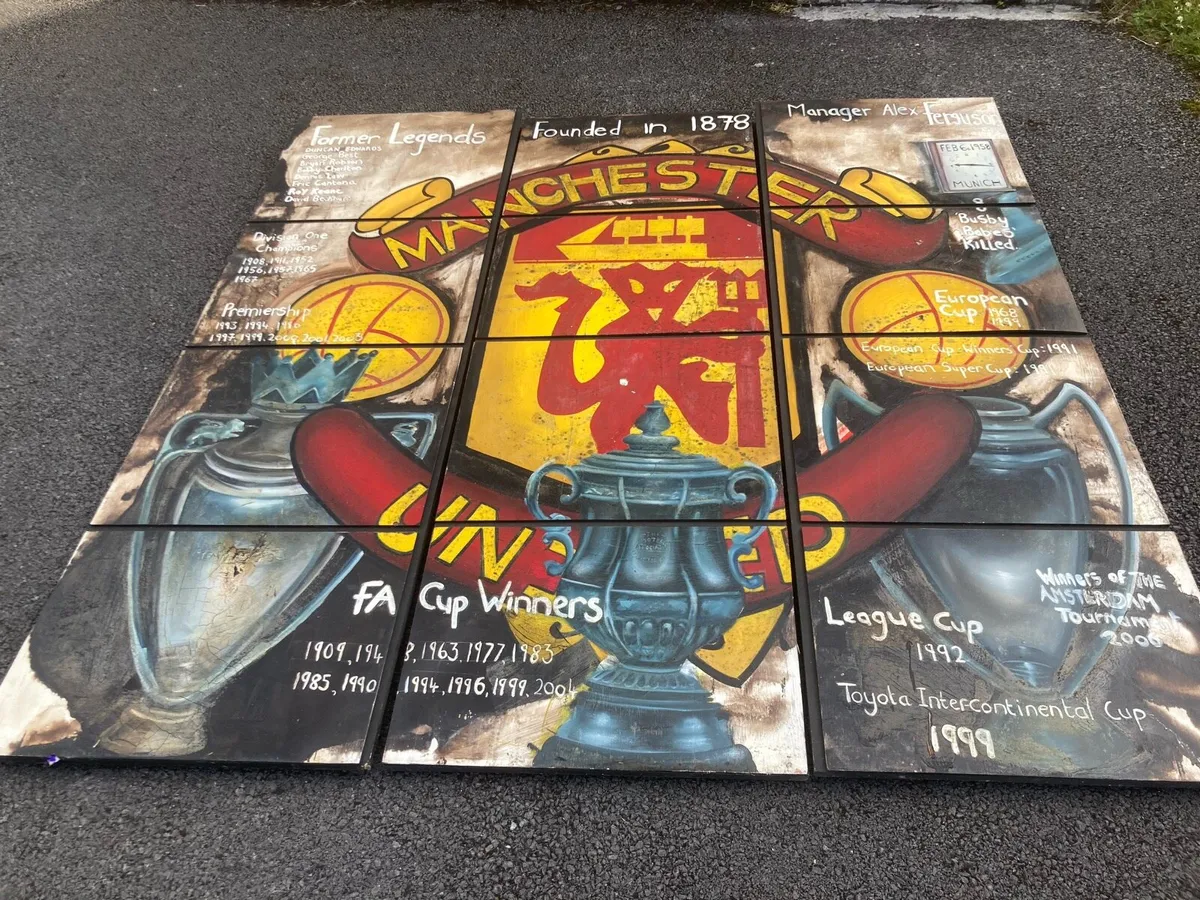 Large Manchester United unique artwork - Image 1