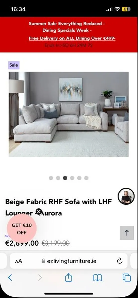 Ezliving Premium Sofa - Image 4