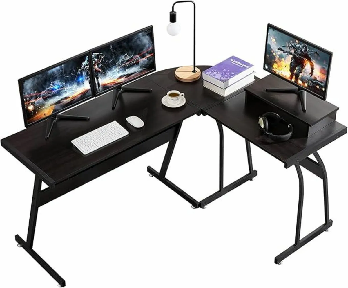 L Shaped Desk office Computer Morden Table 120x45 - Image 1