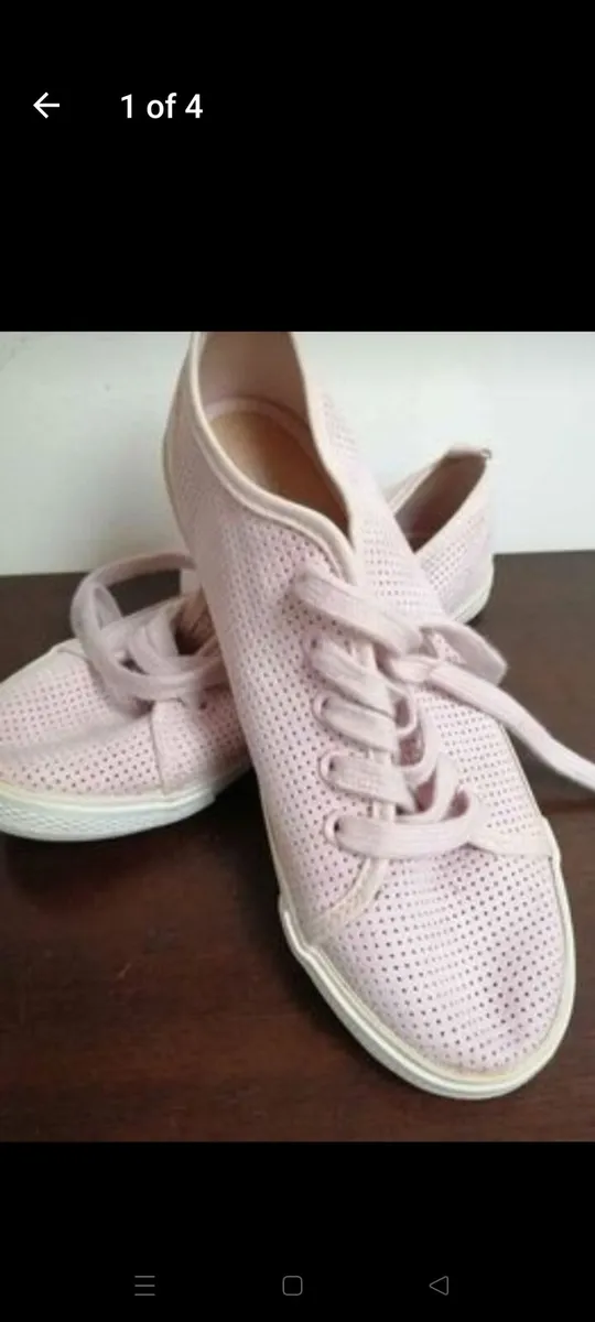 Ladies F & F Pink shoes, New with tags - Image 1