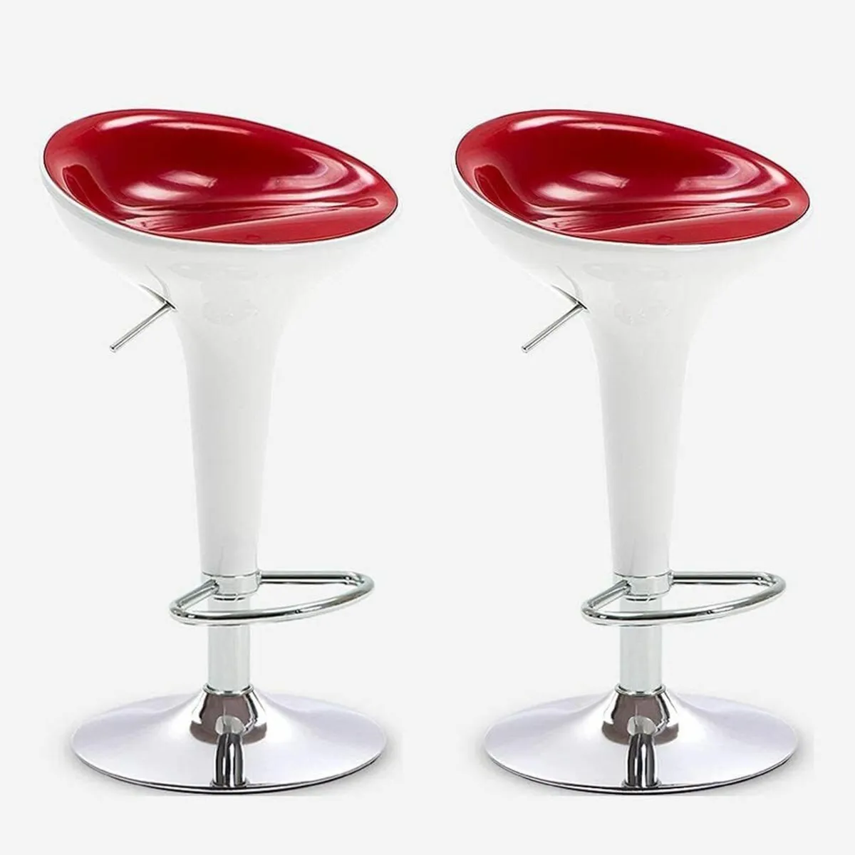 Bar Stools Set of 2 with Gas Lift for Kitchen - Image 2